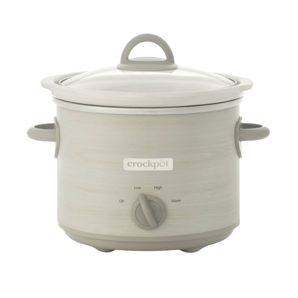 Crockpot Manual Design Series 3-Quart Slow Cooker, Woodgrain