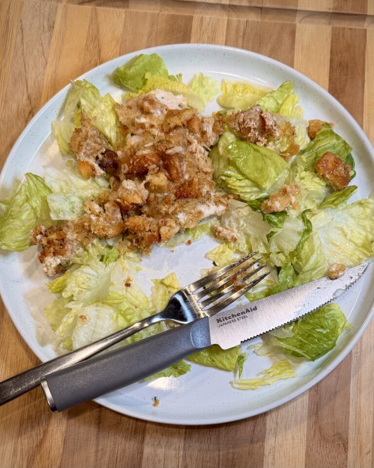 Baked Chicken Caesar - This easy baked chicken takes everything you love about a Caesar salad and turns it into a comforting, oven-baked dinner. Crunchy, cheesy, buttery goodness with minimal prep.