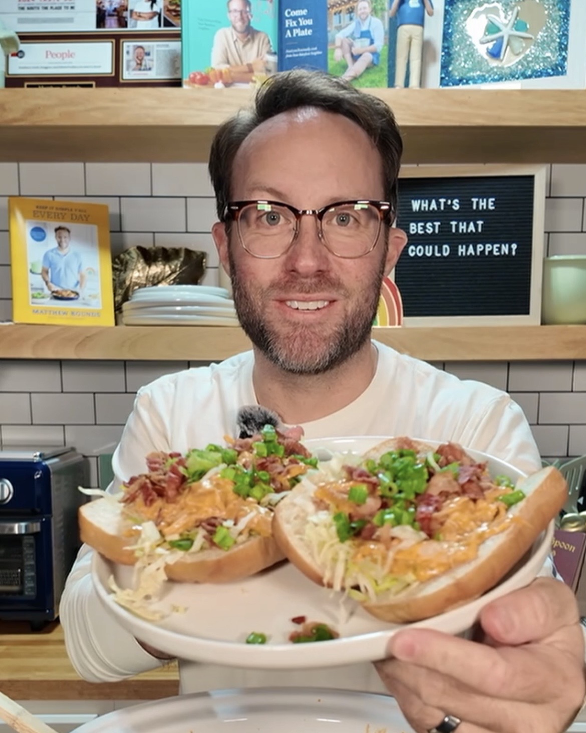 Matthew holiday buffalo ranch chicken sandwiches