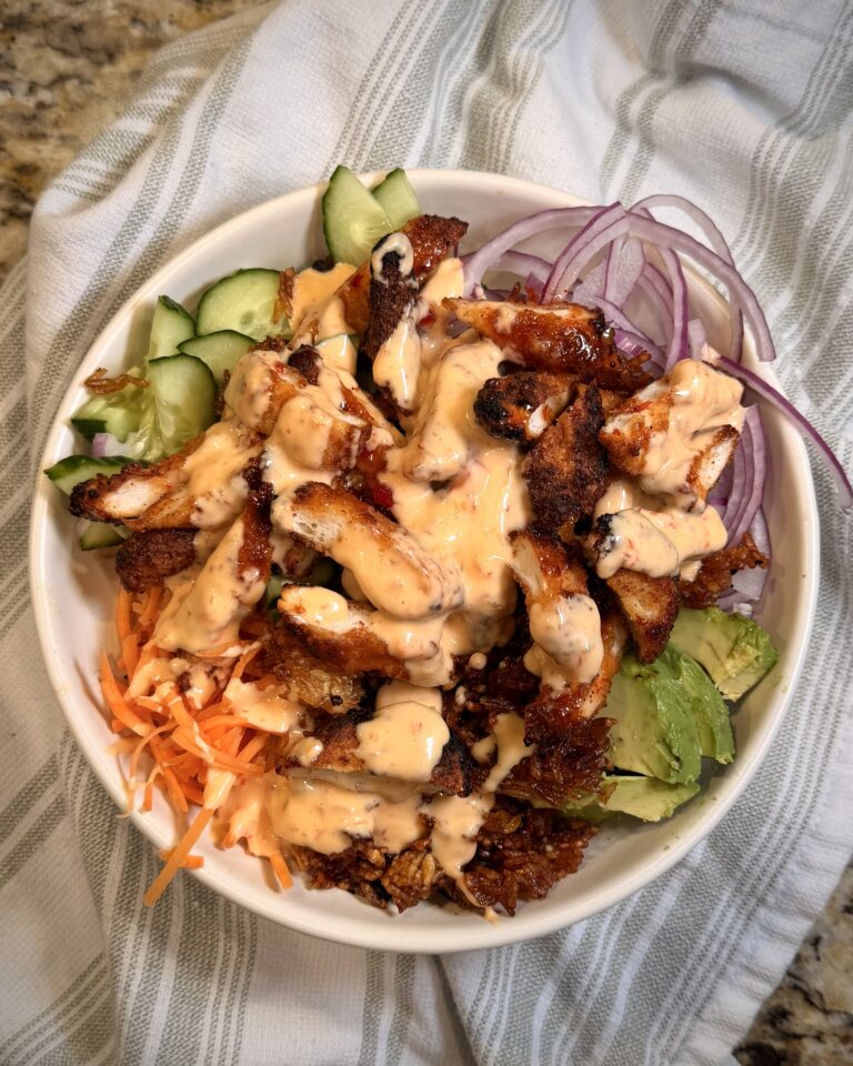 Crispy Rice Bang Bang Bowl