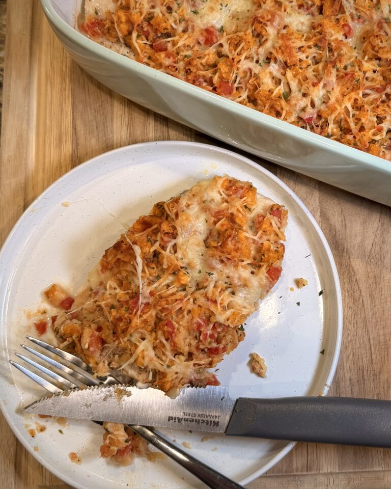 Unstuffed Stuffed Chicken Bake