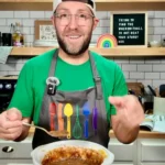 Matthew cooking stroganoff