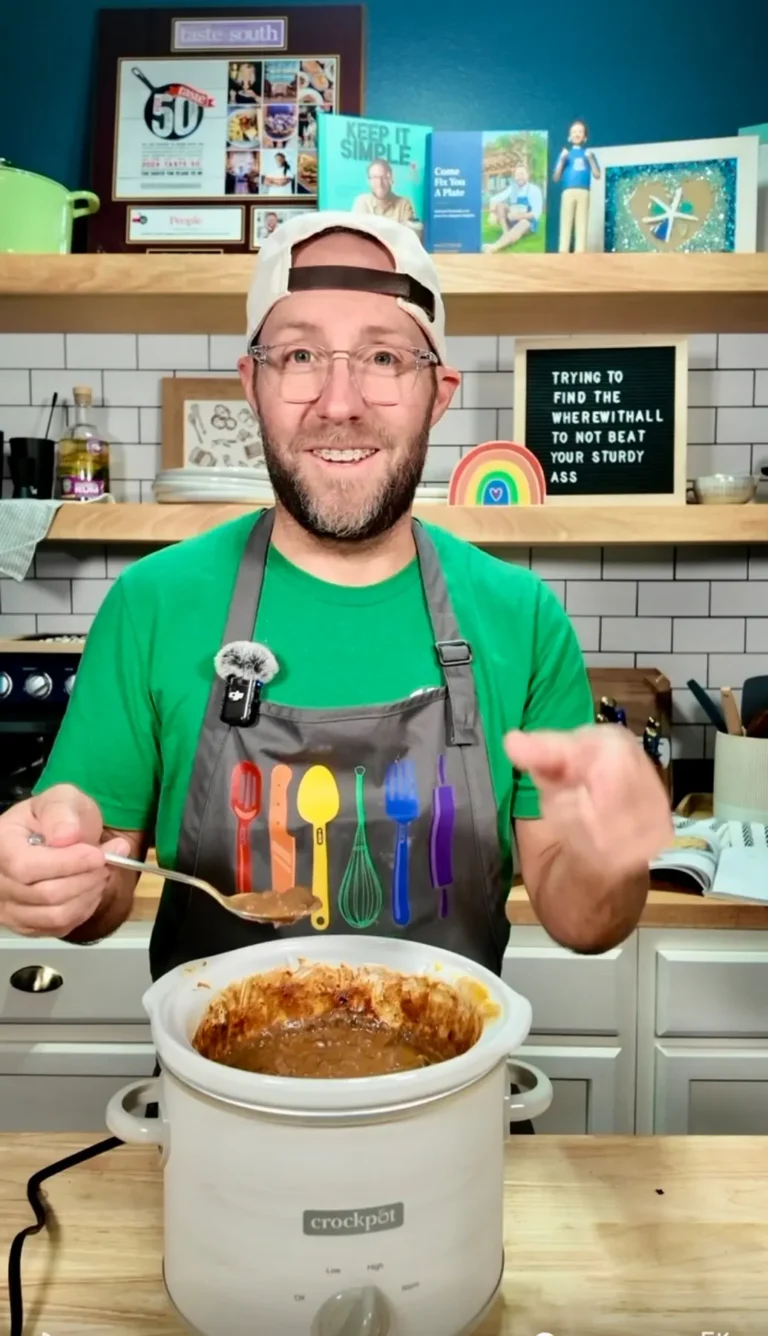 Matthew cooking stroganoff