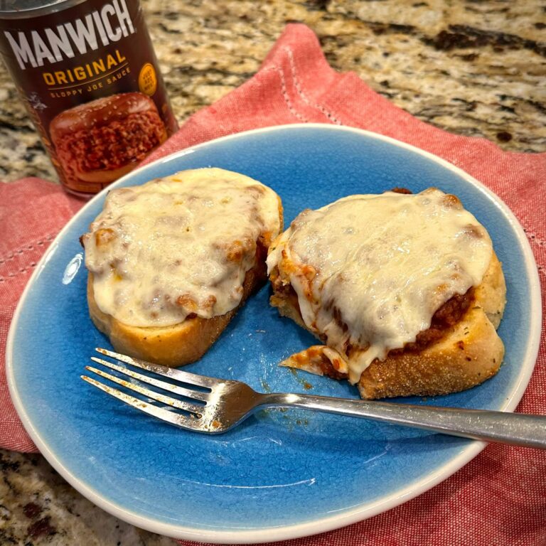 Texas Toast Sloppy Joes on plate