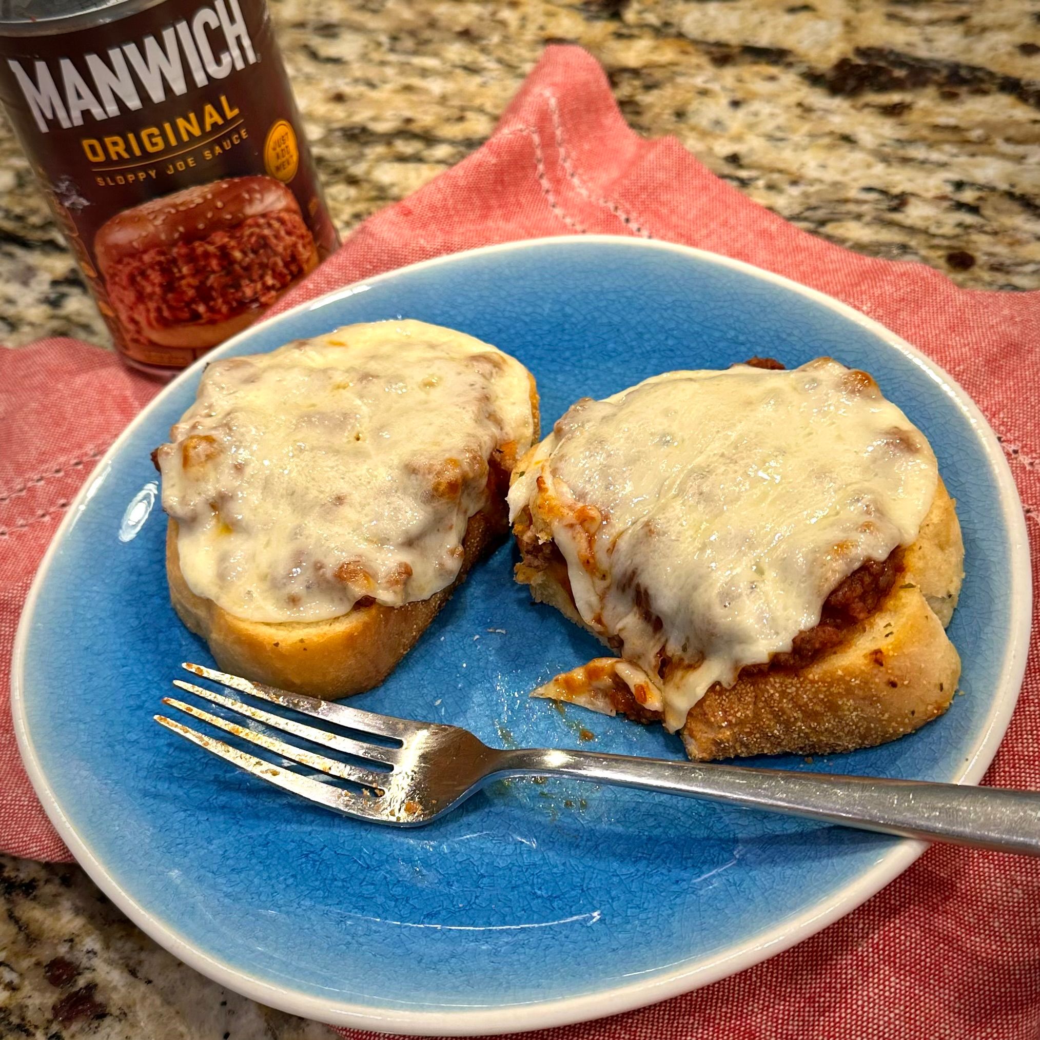 Texas Toast Sloppy Joes on plate