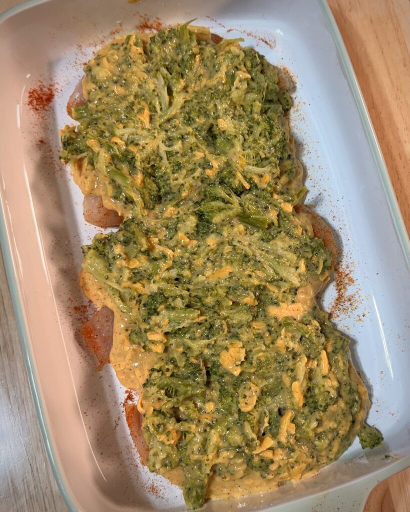 Wednesday Night Special in pan before being baked